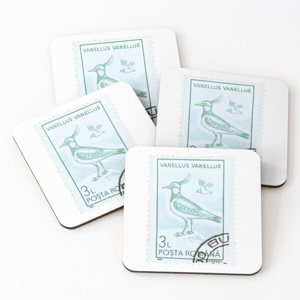 Item preview, Vintage Northern Lapwing Bird Postage Stamp designed and sold by red-amber65.