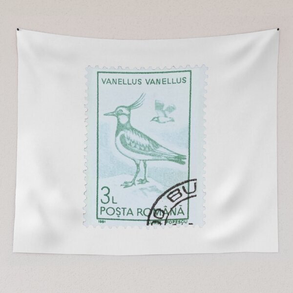 Item preview, Vintage Northern Lapwing Bird Postage Stamp designed and sold by red-amber65.