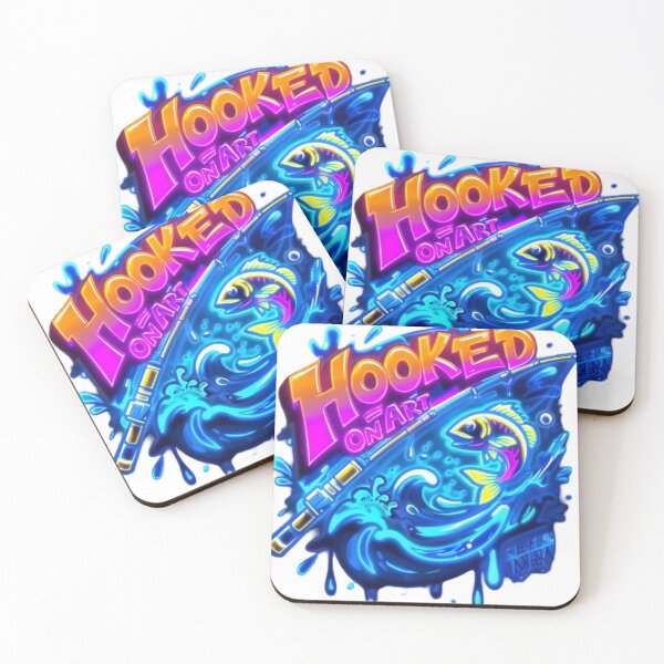 Item preview,  Glowing Neon Wave: Hooked On Art Graffiti designed and sold by newvisionart191.