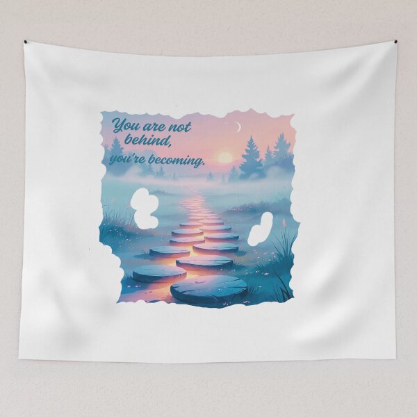 Item preview, You Are Becoming Not Behind deep meaning designed and sold by SloganSauce.