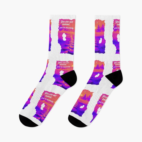 Item preview, You Are Becoming Not Behind calm vibes designed and sold by SloganSauce.