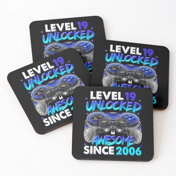 Item preview, Level 19 Unlocked Awesome Since 2006 19Th Birthday Gaming designed and sold by Fereskabilon.