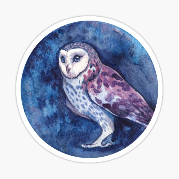 Owl Cirque Sticker
