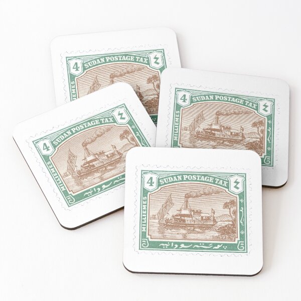 Item preview, Vintage Sudan Boat Postage Stamp designed and sold by red-amber65.