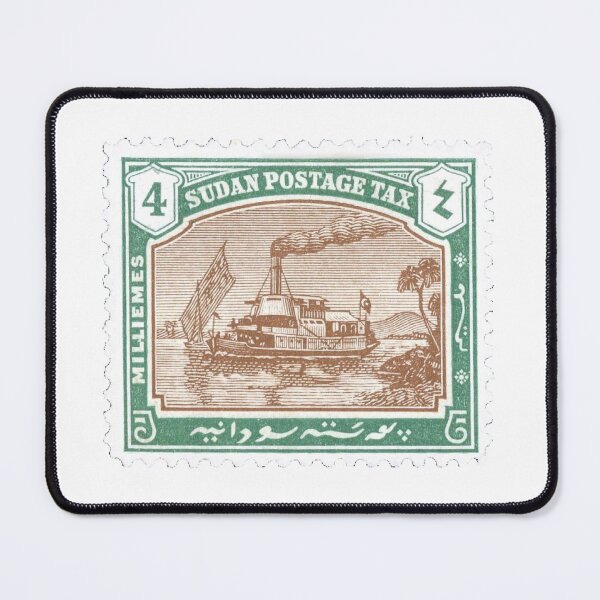Item preview, Vintage Sudan Boat Postage Stamp designed and sold by red-amber65.