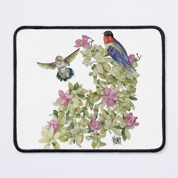 Item preview, Ruby Throat Hummingbirds with Cenizo designed and sold by Jesus Vichareli.