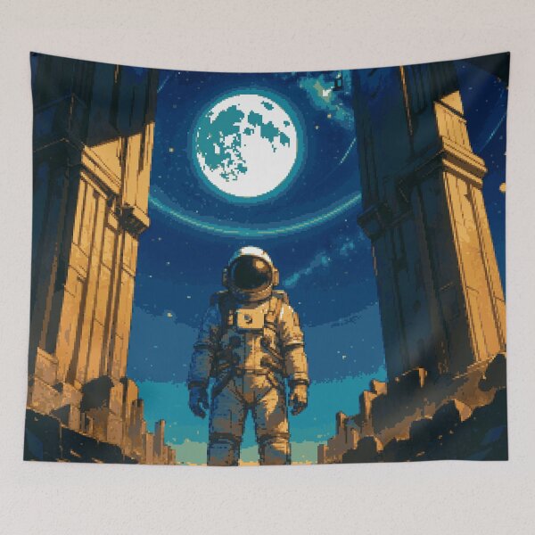 Item preview, Astronaut Beneath the Celestial Gate designed and sold by Xenoame.