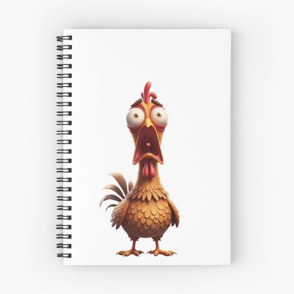 Item preview, F-CAW-F Funny Screaming Chicken Pun designed and sold by w66aboo.