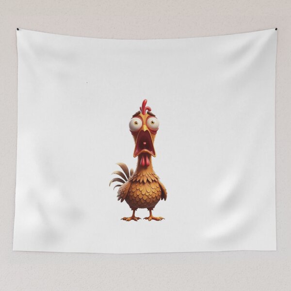 Item preview, F-CAW-F Funny Screaming Chicken Pun designed and sold by w66aboo.