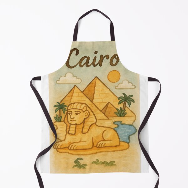Item preview, Hand-Drawn Dreamy Cairo Illustration designed and sold by MIArt Studio.