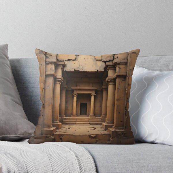 Item preview, Ancient Stone Corridor – Mystical Desert Temple Architecture” designed and sold by GeetArtHouse.