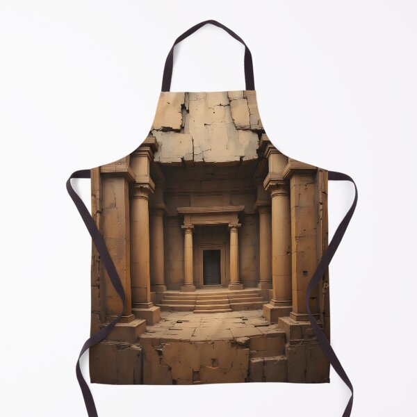 Item preview, Ancient Stone Corridor – Mystical Desert Temple Architecture” designed and sold by GeetArtHouse.