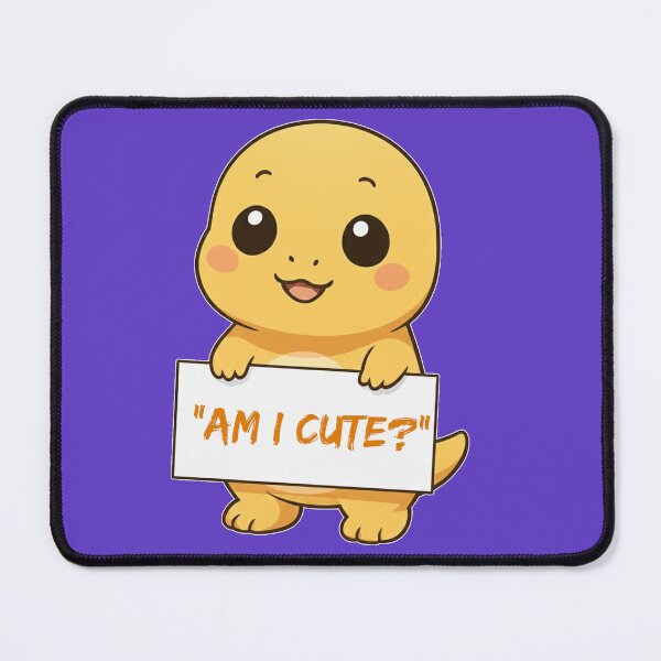 Item preview, Am I Cute? - Adorable Little Dragon Asking a Question designed and sold by The-Tiny-Canvas.
