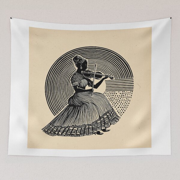 Item preview, Violinist in Ornate Dress designed and sold by lautir.