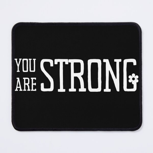 Item preview, You Are Strong – Minimalist Motivational Quote T-Shirt designed and sold by Happy'CLICK'.