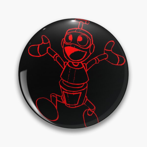 Item preview, Nono the Little Robot - Minimalist Red Silhouette 80s designed and sold by retrologie.