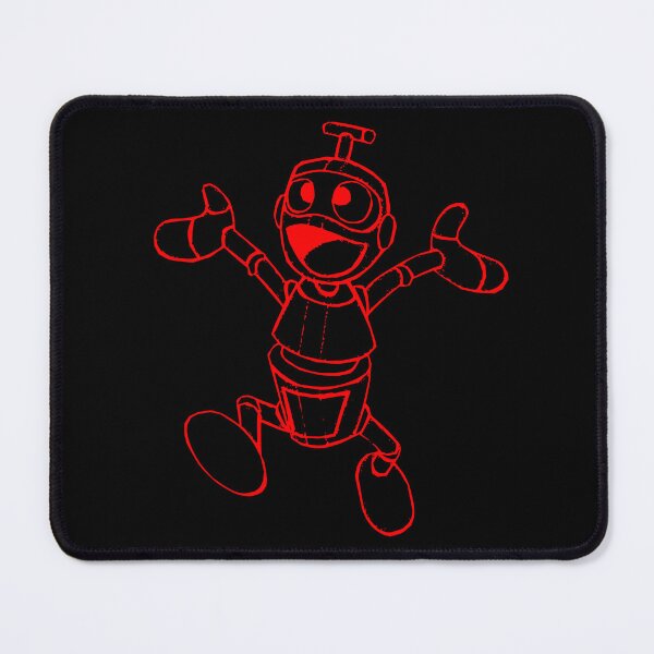 Item preview, Nono the Little Robot - Minimalist Red Silhouette 80s designed and sold by retrologie.