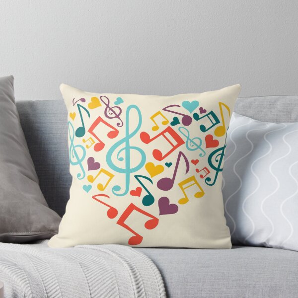 Item preview, Music notes in heart shape designed and sold by AndroidZ.