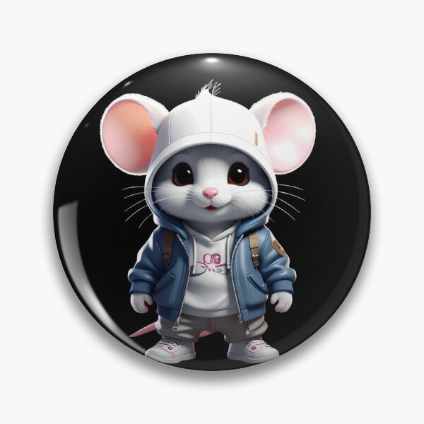 Item preview, Cute Mouse in a Hoodie: Back to School Swag T-shirt|Art designed and sold by Alicjareign.