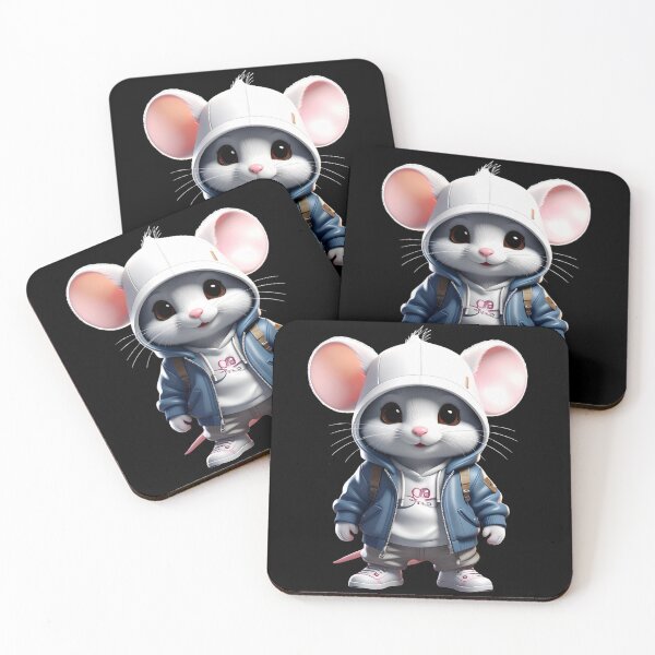 Item preview, Cute Mouse in a Hoodie: Back to School Swag T-shirt|Art designed and sold by Alicjareign.