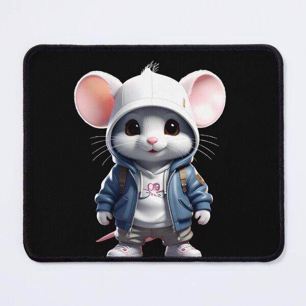 Item preview, Cute Mouse in a Hoodie: Back to School Swag T-shirt|Art designed and sold by Alicjareign.