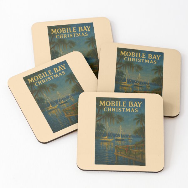 Item preview, Mobile Bay Christmas designed and sold by Novel Works Studio.