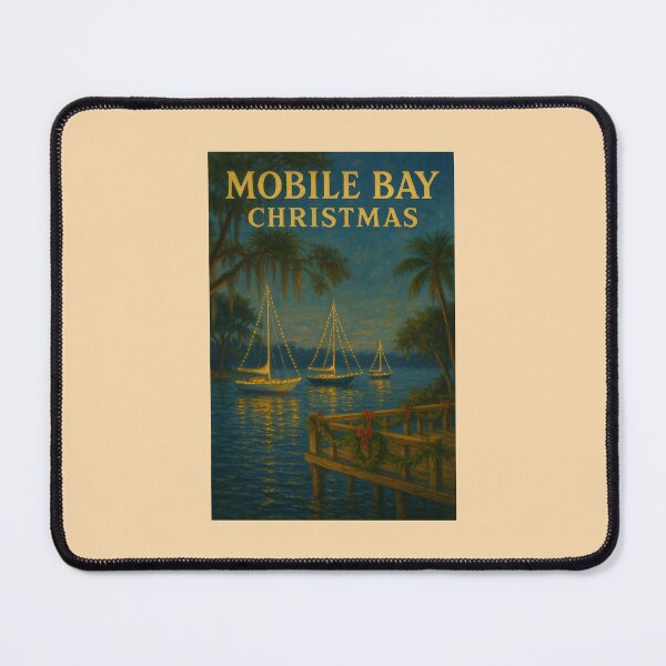 Item preview, Mobile Bay Christmas designed and sold by Novel Works Studio.
