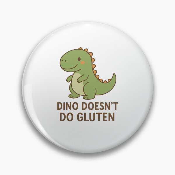 Item preview, Dino Doesn’t Do Gluten – Cute Kids’ Dinosaur Design | Gluten-Free Coeliac Child Gift designed and sold by My Gluten Free Life UK.