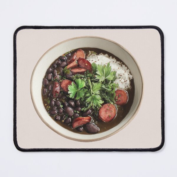 Item preview, Feijoada, Traditional Brazilian Black Bean Stew Served with White Rice designed and sold by Violet Peonies.
