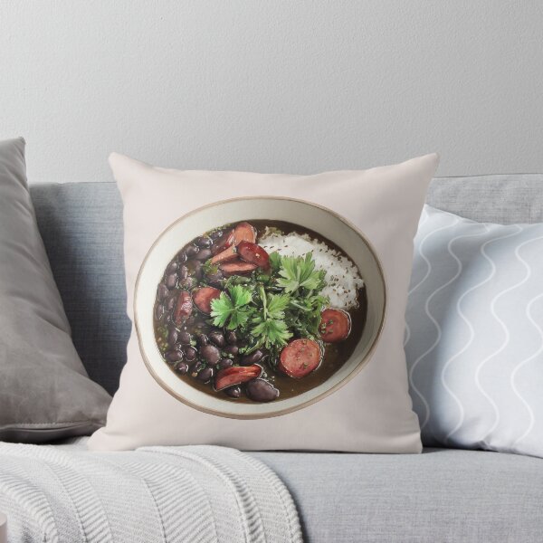 Item preview, Feijoada, Traditional Brazilian Black Bean Stew Served with White Rice designed and sold by Violet Peonies.