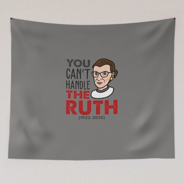 Item preview, RIP-RBG-RUTH-BADER-GINSBURG-YOU-CANT-HANDLE-THE-RUTH-CLASSIC-SHIRT---YOUTH designed and sold by JasminHartman.