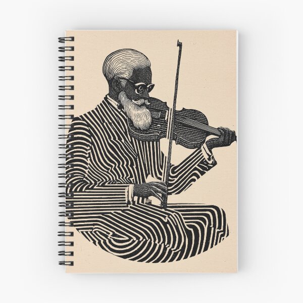 Item preview, Striped Violinist in Profile designed and sold by lautir.