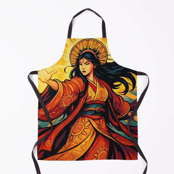 Item preview, Amaterasu, Japanese goddess of the sun | Comics style - Cartoon designed and sold by ComicsFactory.