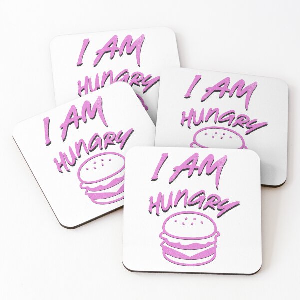 Item preview, Pink Burger Hungry Quote designed and sold by GlamourCutieAI.