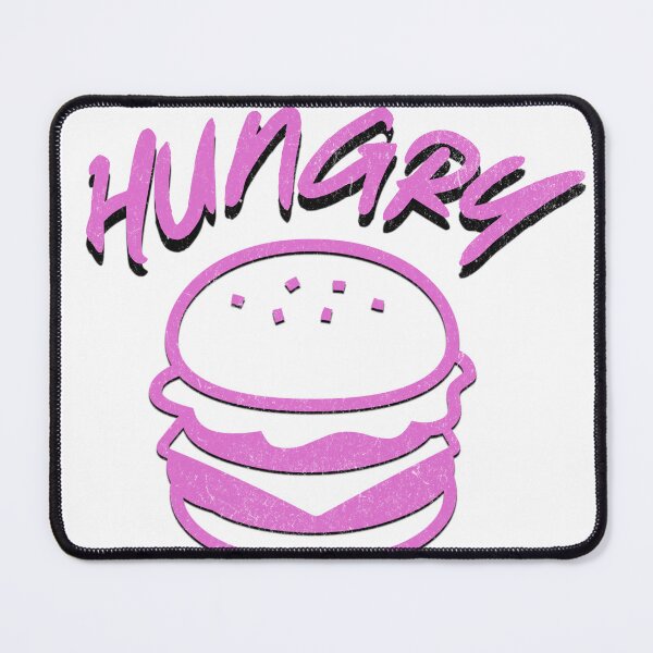 Item preview, Pink Burger Hungry Quote designed and sold by GlamourCutieAI.