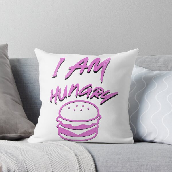 Item preview, Pink Burger Hungry Quote designed and sold by GlamourCutieAI.