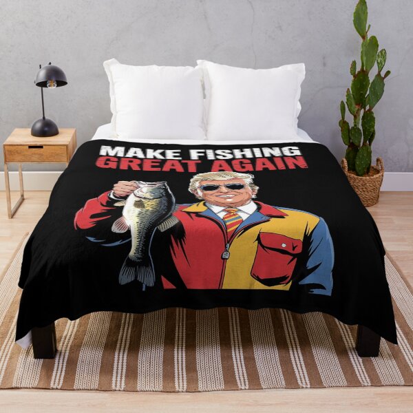 Item preview, Funny Donald Trump Make Fishing Great Again Fisherman Angler  designed and sold by GamtosMintys.