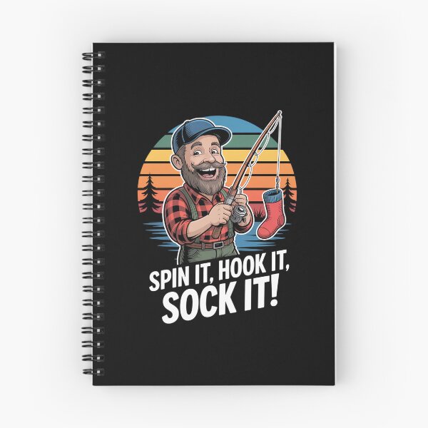 Item preview, Spin It Hook It Sock It Funny Spinning Fishing Humor Anglers  designed and sold by LKappa3Faber.