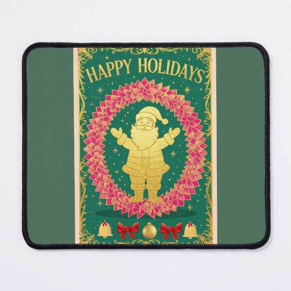Item preview, Santa Wreath -Happy Holidays designed and sold by DesignsByPrnces.