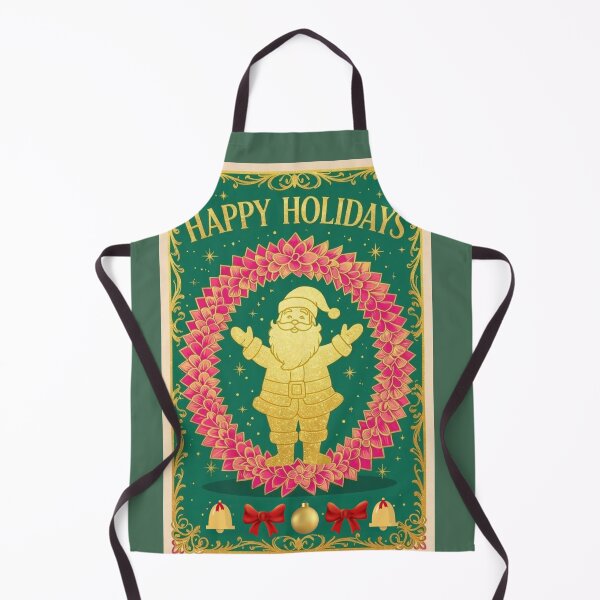 Item preview, Santa Wreath -Happy Holidays designed and sold by DesignsByPrnces.