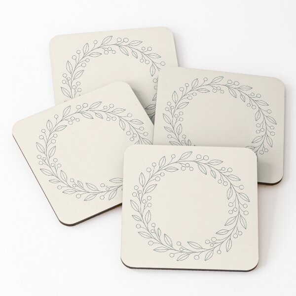 Item preview, Wreath of Winter Berries and Leaves designed and sold by Fernova.