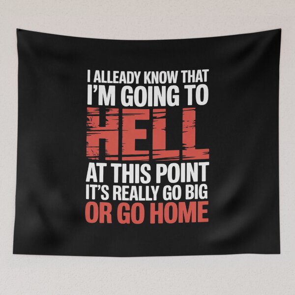 Item preview, I Already Know That I'm Going To Hell At This Point 1  designed and sold by lilLilaBatArt.