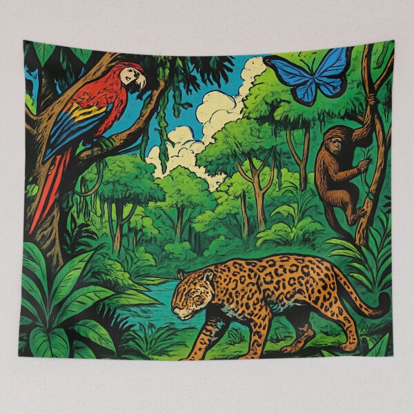 Item preview, Amazon Rainforest | Comics style - Cartoon designed and sold by ComicsFactory.