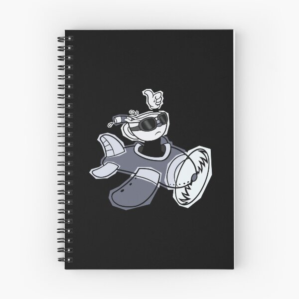 Item preview, Cuphead Airplane Black N White  designed and sold by Nogamemorane.