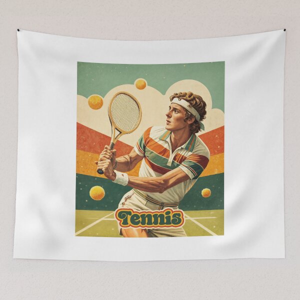 Item preview, Retro Rally: Tennis Style from the Golden Court designed and sold by ForeverPrintsOK.