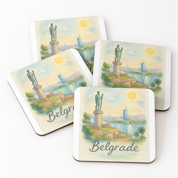 Item preview, Hand-Drawn Dreamy Belgrade Illustration designed and sold by MIArt Studio.