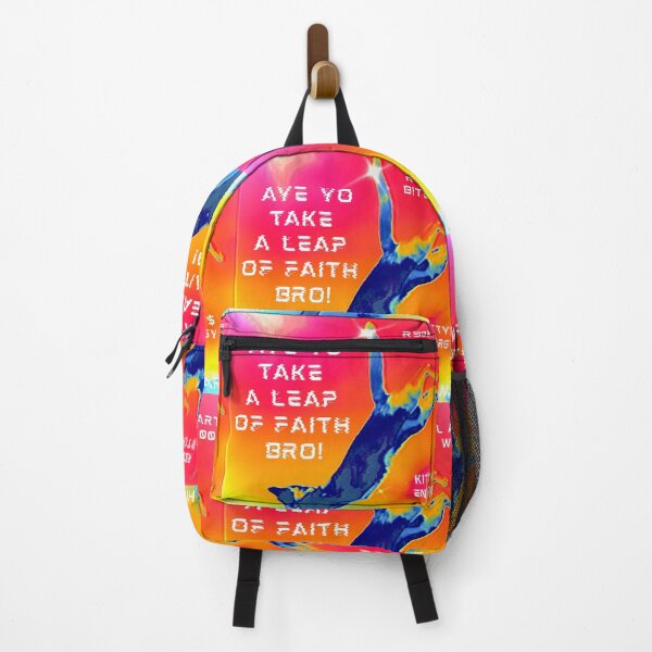 Item preview, TAKE A LEAP OF FAITH BRO! designed and sold by M$. Rebel Kitty Kunzite The Glitter Alchemist.