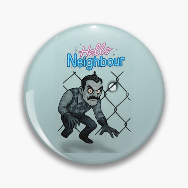 Item preview, Creepy Hello Neighbour Fan Art – Horror Night designed and sold by Sonia dutta_art.