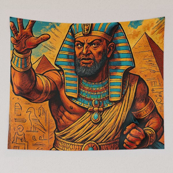 Item preview, Amenhotep III, Egyptian pharaoh | Comics style - Cartoon designed and sold by ComicsFactory.