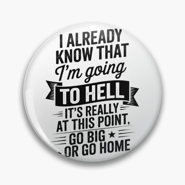 Item preview, I Already Know That I'm Going To Hell At This Point  designed and sold by lilLilaBatArt.